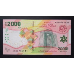 Közép-afrikai Államok 2000 Francs 2022 Unc 