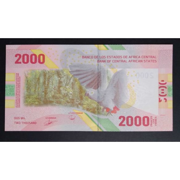 Central African States 2000 Francs 2020 Unc