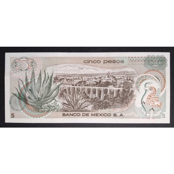 Mexikó 5 Pesos 1971 UNC-