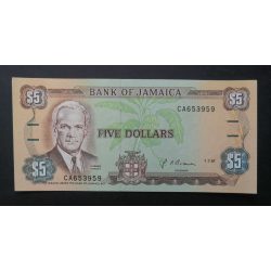 Jamaika 5 Dollars 1991 UNC-