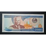 Laosz 2000 Kip 2003 UNC