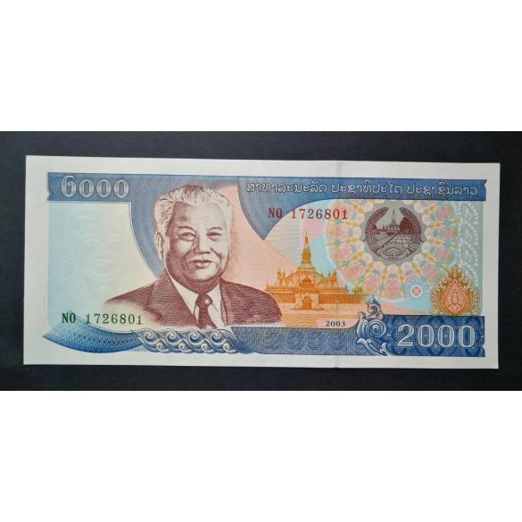 Laosz 2000 Kip 2003 UNC