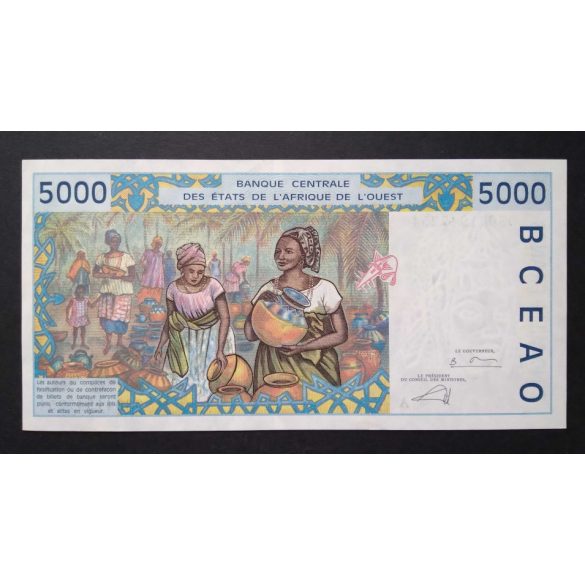 West African States 5000 Francs 2003 aUNC