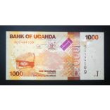Uganda 1000 Shillings 2010 UNC
