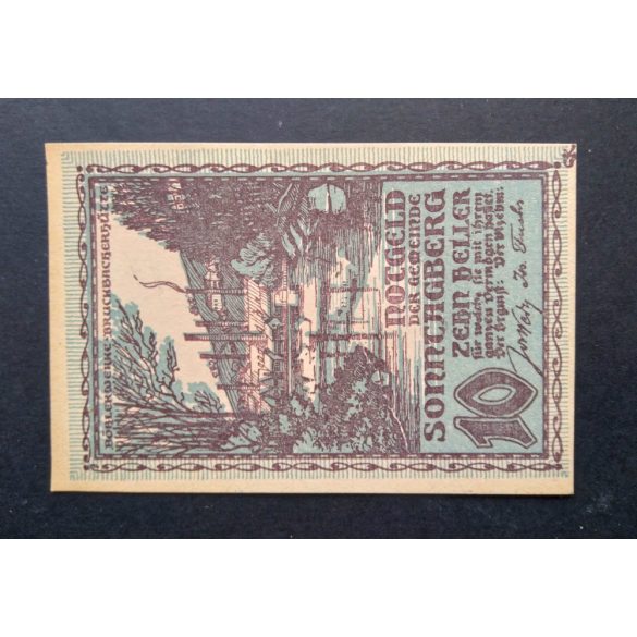 Ausztria 10 Heller 1920 Unc- Sonntagberg