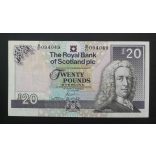 Scotland 20 Pounds Sterling 2000 VF