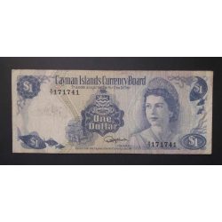 Cayman Islands 1 Dollar 1974 F