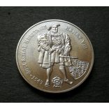 Falkland Islands 2 Pounds 1996 Unc Henry VIII. commemorative Copper-Nickel