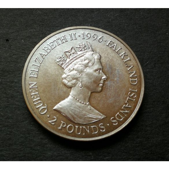 Falkland Islands 2 Pounds 1996 Unc Henry VIII. commemorative Copper-Nickel