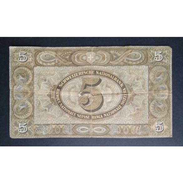 Switzerland 5 Francs 1952 F