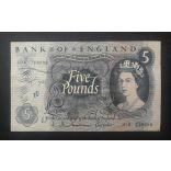 Anglia 5 Pounds 1963 F+