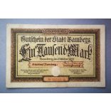 Germany Bamberg 1000 Mark 1922 F+