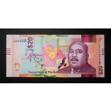 Bahamas 20 Dollars 2018 UNC