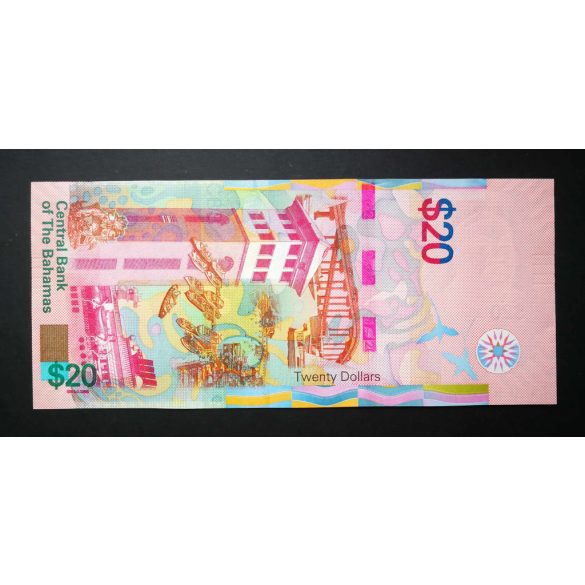 Bahamas 20 Dollars 2018 UNC