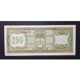 Netherlands Antilles 250 Gulden 1967 UNC