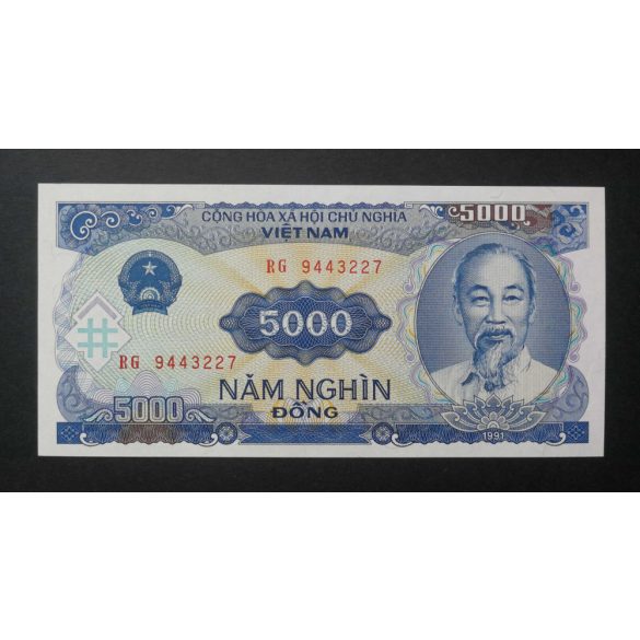 Vietnam 5000 Dong 1991 UNC 