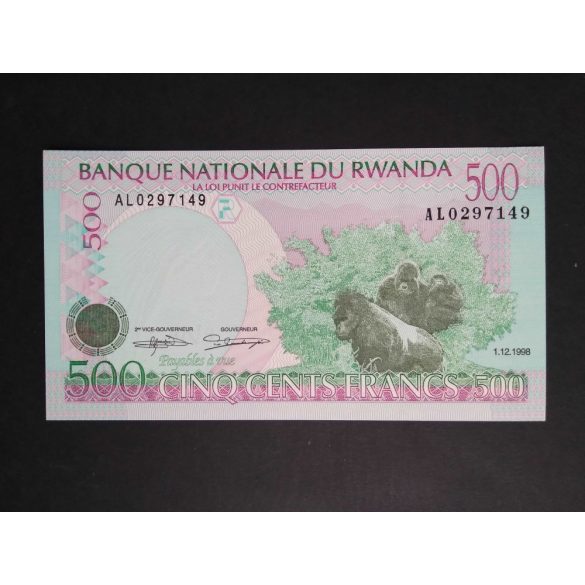 Ruanda 500 Francs 1998 UNC-