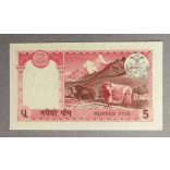 Nepál 5 Rupees 1979 UNC-