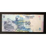 Argentina 50 Pesos 2015 UNC-