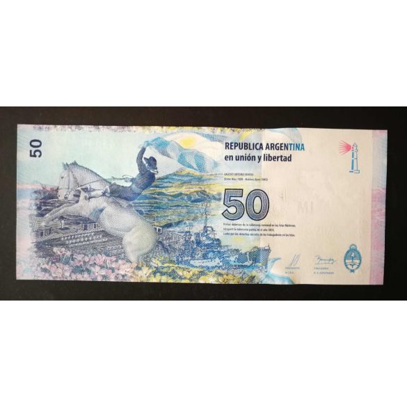 Argentina 50 Pesos 2015 UNC-