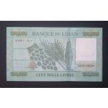 Lebanon 100000 Livres 2022 Unc 