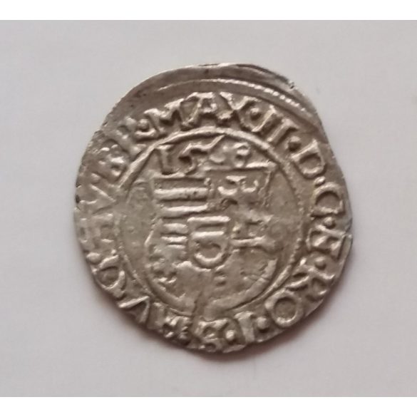 Hungary Maximilian (1564-76) Denar 1568 0,437 g silver