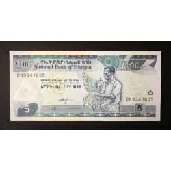 Ethiopia 5 Birr 2017 Unc
