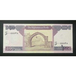 Afganisztan 100 Afghanis 2019 Unc 