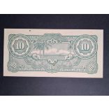 Malaya Japan occupation 10 Dollars 1942 aUNC+