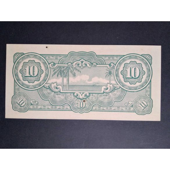 Malaya Japan occupation 10 Dollars 1942 aUNC+