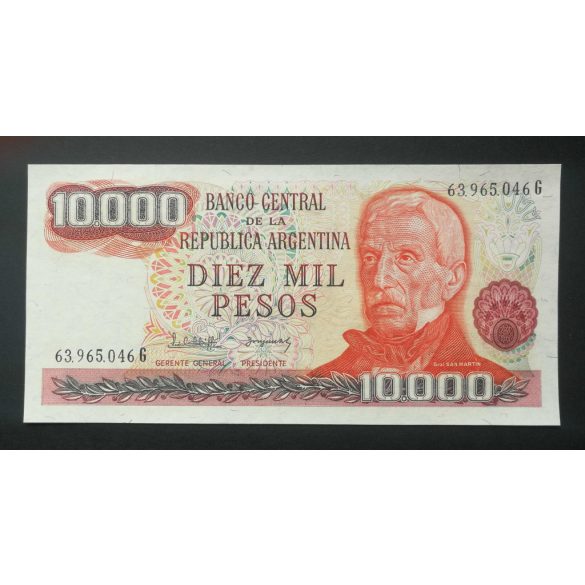 Argentina 10000 Pesos 1982 Unc