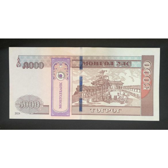 Mongolia 5000 Tugrik 2024 Unc commemorative