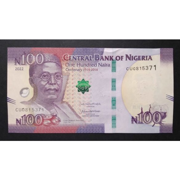 Nigéria 100 Naira 2022 Unc-