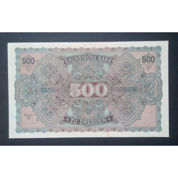 Germany 500 Mark 1922 Aunc