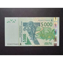   Nyugat-afrikai Államok Elefántcsontpart 5000 Francs 2022 UNC