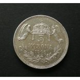 Magyarország Ferenc József 5 Korona KB 1908 23,9 g ezüst