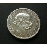 Magyarország Ferenc József 5 Korona KB 1908 23,9 g ezüst