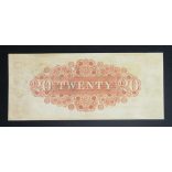 USA Louisiana, New Orleans 20 Dollars 1800s UNC-