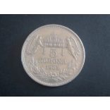 Magyarország 5 Korona 1908 KB ezüst aXF 