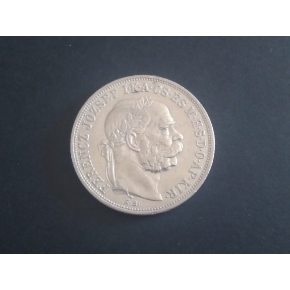 Magyarország 5 Korona 1908 KB ezüst aXF 