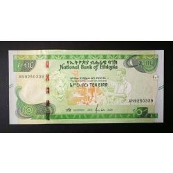 Ethiopia 10 Birr 2020 UNC