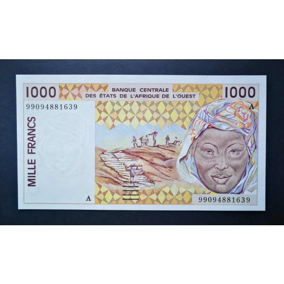 West African States Ivory Coast 1000 Francs 1999 UNC