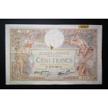 Franciaország 100 Francs 1938 VG