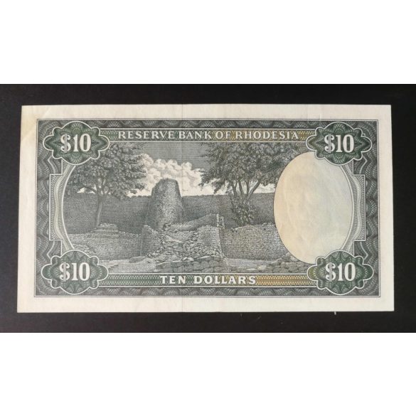 Rhodesia 10 Dollars 1976 XF+