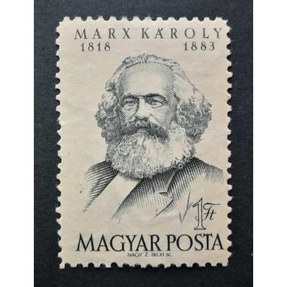 Hungary 1953 Karl Marx ** MNH