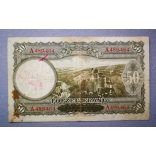 Luxembourg 50 Frang 1944 F