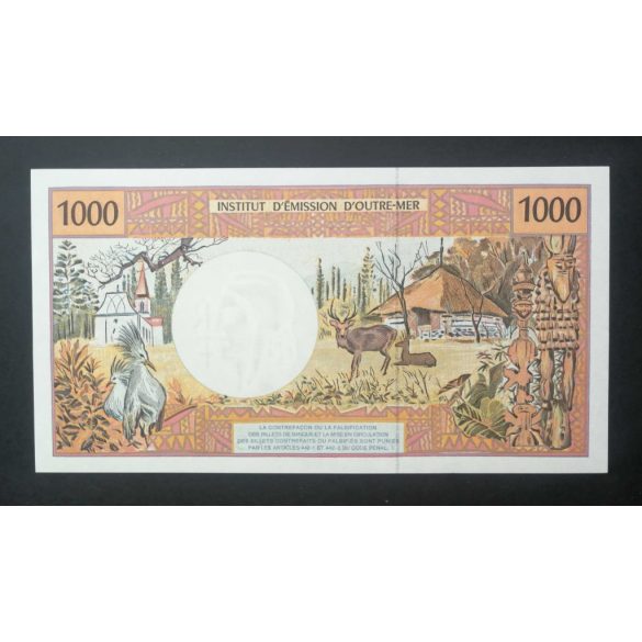 French Pacific Territories 1000 Francs 2002-2008 aUNC+