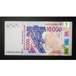 West African States Senegal 10000 Francs 2009 UNC-