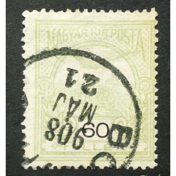 Hungary 1906 TURUL 60 f perf. 15 used