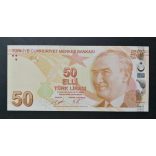 Turkey 50 Lira 2020 UNC